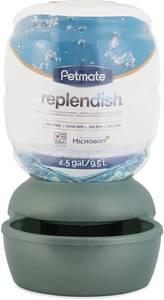 lot 128 image: Petmate Replendish Automatic Gravity Waterer for Cats and Dogs,