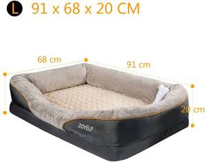 lot 100 image: JOYELF Orthopedic Memory Foam Pet Bed