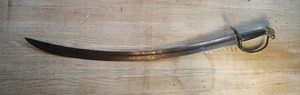 lot 1 image: U.S. Officer War of 1812 Eagle Head Sword