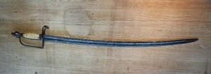 lot 4 image: Late 1700s Infantry Sword, Spadroon Style Handle