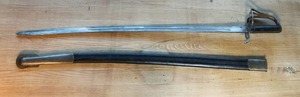 lot 9 image: British Pattern 1853 Cavalry Sword & Scabbard