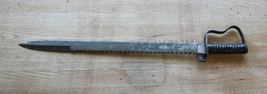 lot 15 image: British M1856 Pioneer Sawback - Crimean War Era