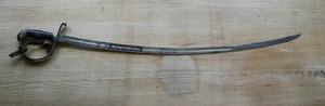 lot 21 image: WW1 Bavarian Field Artillery Presentation Saber