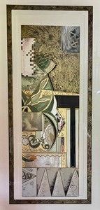 Fabulous Framed Abstract Art Piece by S. Hartnett