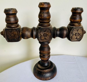 Wooden Candle Holders from Mexico