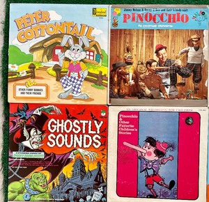 Lot of Vintage Childrens Records