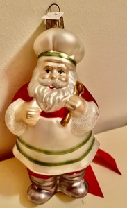 Waterford Holiday Heirlooms Santa Chef Ornament