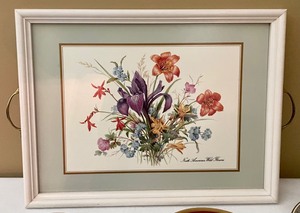 Floral Tray and an Assortment of Pretty Plates including Minton, Spode and More