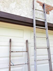 (2) Vintage Ladders Lot