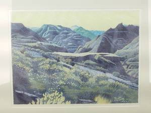 lot 71 image: Autumn Flowers, Gordon Mortensen Print