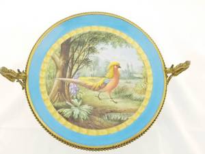 lot 138 image: Porcelain Hand Painted Serving Dish