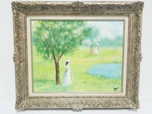 lot 147 image: Walt Litt Enamel on Copper Painting