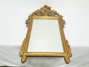 lot 149 image: Mirror with Wood Gilt Frame
