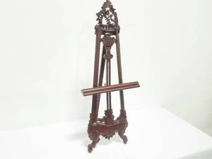 lot 157 image: Ornate Wood Easel
