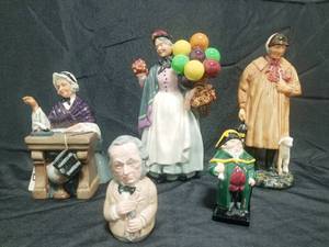 lot 176 image: Group of 5 Royal Doulton Figurines