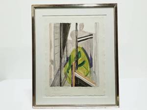 lot 74 image: Brownsville Diptych Modern, Marcia Scanlon, 1 of 2