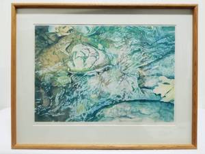 lot 70 image: Stream Surface with Red Drifting, David Kessler Print
