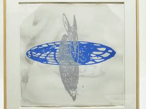 lot 65 image: Cross Pictures Hare, Jiri Georg Dokoupil Hand Painted Print
