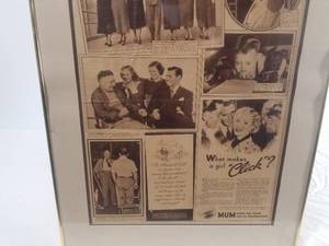 lot 25 image: Framed Vintage Newspaper Page from the Minneapolis Sunday Tribune