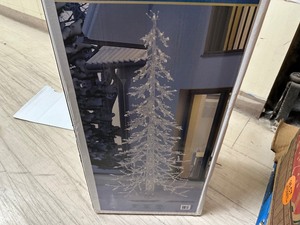 lot 28 image: Outdoor 7 LED Iced Winter Tree - Open Box Very Good Condition - Untested