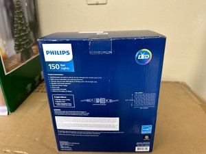 lot 58 image: Philips 150ct 4 x 6 Net Lights Incandescent Color Changing LED Holiday  Christmas Lights - For Bushes  Trees 