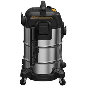 lot 73 image: Open Box - Like New Dewalt Stainless Steel WetDry 8-Gallon 5 HP  Shop Vac  Vacuum
