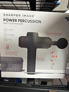 lot 87 image: Sharper Image Power Percussion Deep Tissue Massager - Open Box Like New