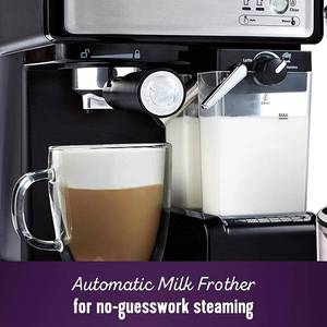 lot 64 image: Mr. Coffee Espresso and Cappuccino Maker  Caf Barista , Silver