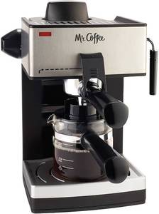 lot 63 image: Mr. Coffee 4-Cup Steam Espresso System with Milk Frother