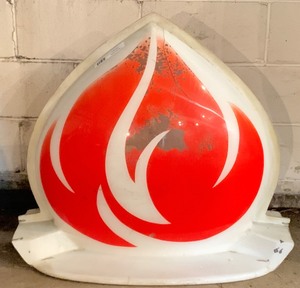 lot 71 image: Vintage Amoco Standard Oil Flame