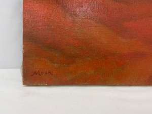 lot 137 image: Original Signed Moen - Female Nude - Oil on Canvas