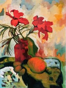 lot 140 image: Framed Still Life Artists Proof Red Ginger Naranja by artist Logan