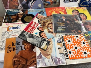 lot 208 image: 37 Vintage Vinyl Records