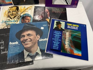lot 206 image: 13 Vintage Frank Sinatra Vinyl Records