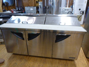 lot 1 image: Turbo Air 3 Door Prep Table