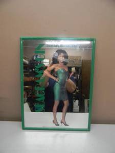 NEW OLD STOCK - RARE VINTAGE SEAGRAMS GIN EVERYTHING THEY SAY... IS TRUE BAR SIGN  MIRROR - AWESOME PIECE - APPROX 19 By 26 - SEE PICTURES