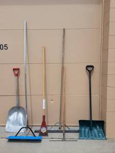Snow Rake, Shovels, Squeegees, Chipper