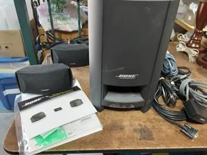 BOSE Home Theater System With Cables, Wiring & Manual