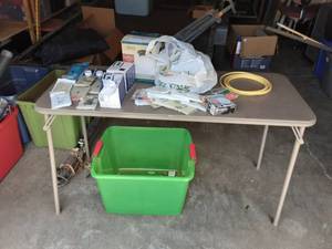 Electrical Related Large Lot Of Duplex & Switch Cover Plates, Light Fixture, Smoke Alarm, Wire Nuts & More
