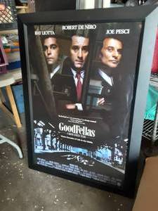 Framed Goodfellas Poster