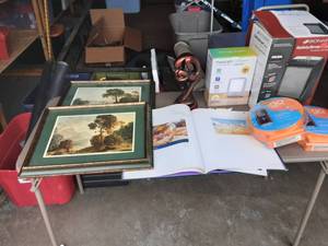 Heater, Pay As You Go Phones, 2-Framed Prints By Turner, Art Book & Statue