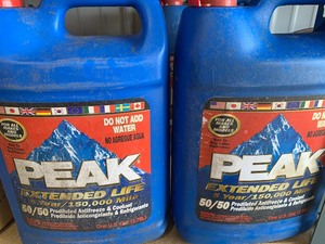 jugs of Anti Freeze