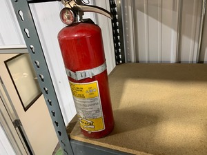 ford tractor cushion and fire ext