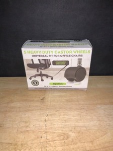 SlipStick 2 in. Office Chair Caster Wheel (Set of 5). See Pictures