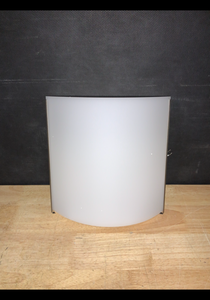 KICHLER Independence 16-Watt Brushed Nickel Integrated LED Bathroom Indoor Wall Sconce with White Acrylic Diffuser. See Pictures