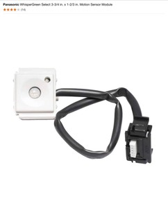 (12) Panasonic WhisperGreen Select 3-34 in. x 1-23 in. Motion Sensor Modules. See Pictures