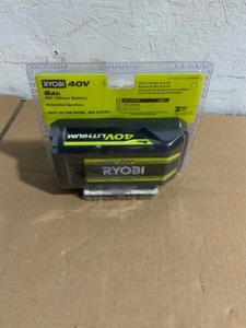 RYOBI 40V Lithium-Ion 6.0 Ah High Capacity Battery. See Pictures