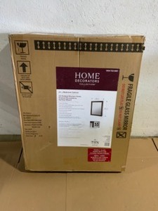 Home Decorators Collection 24 in. x 30 in. Fog Free Recessed or Surface Mount Medicine Cabinet in Oil Rubbed Bronze with Mirror. See Pictures