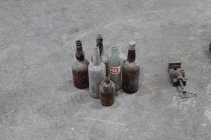 Lot of (7) Glass Bottles