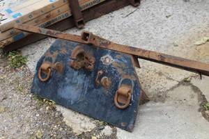 Truck Hitch Plate and Pintle Receiver